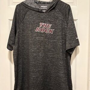 Men's Gray Hooded Shirt